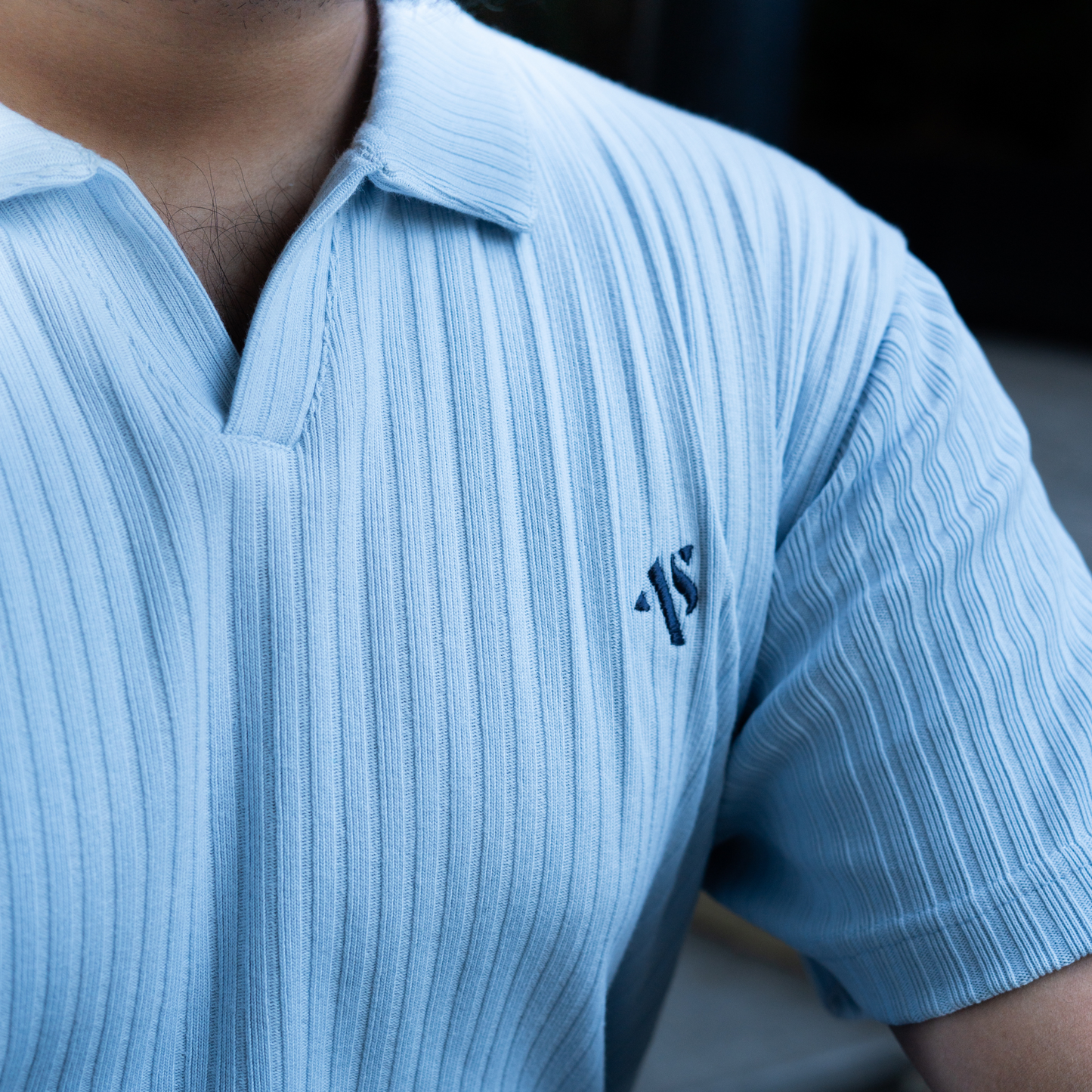 Blue Mist - Drop Needle Polo