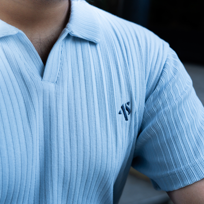Blue Mist - Drop Needle Polo